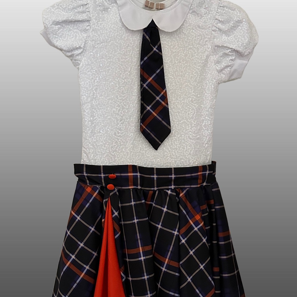 Revolution DanceWear school-girl costume.